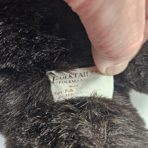 Vintage Folkmanis FolkTails Bear Puppet Plush 20" Stuffed Animal Toy Puppet - Picture 7 of 13